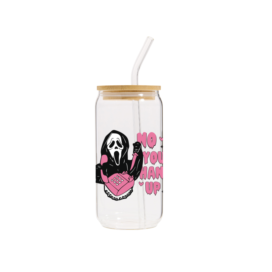 "No, you hang up" Scream Drinking Jar