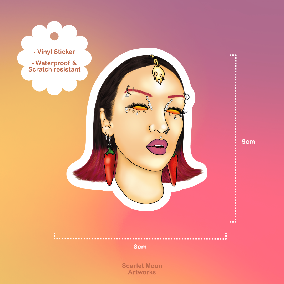 "Hot Mess" Sticker