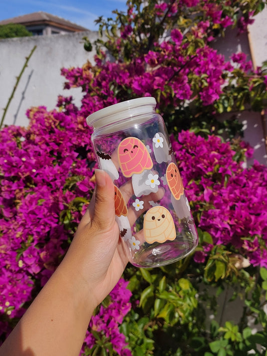Cute Ghosts Drinking Jar