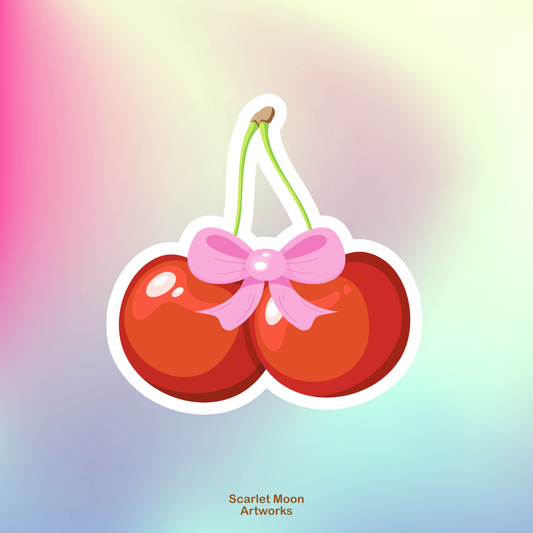 Cherry Coquette sticker
