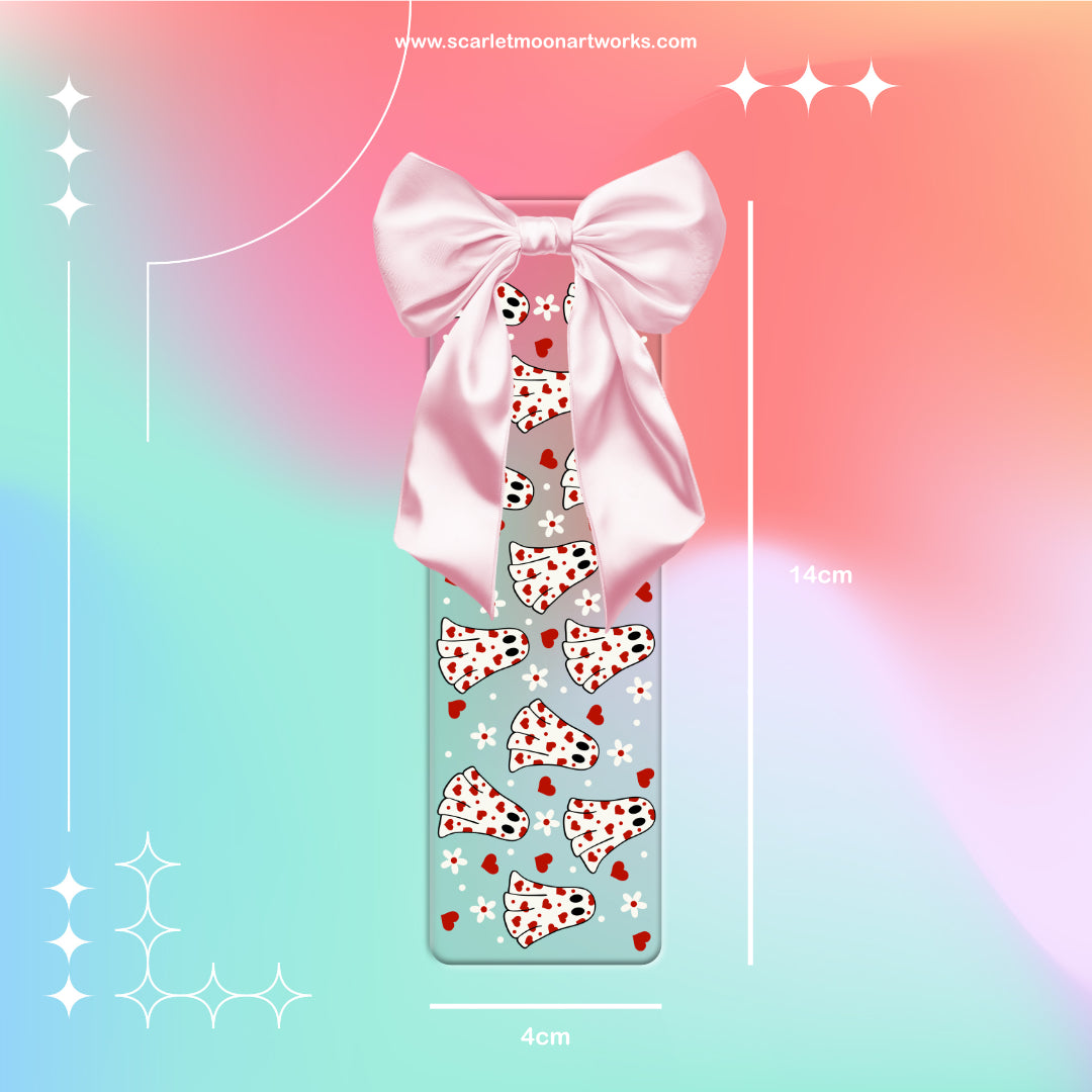 Heart Ghostie Bookmark