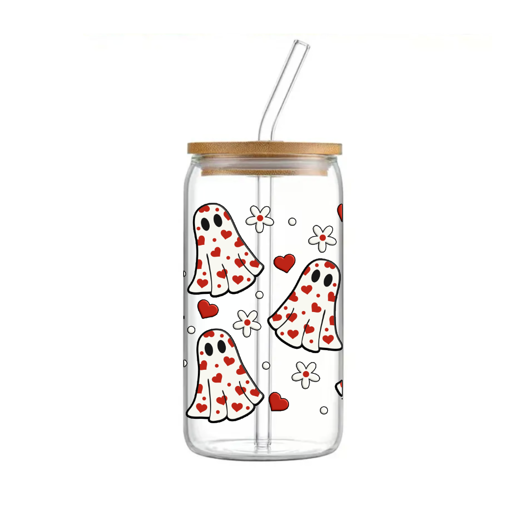 Heart Ghostie drinking cup