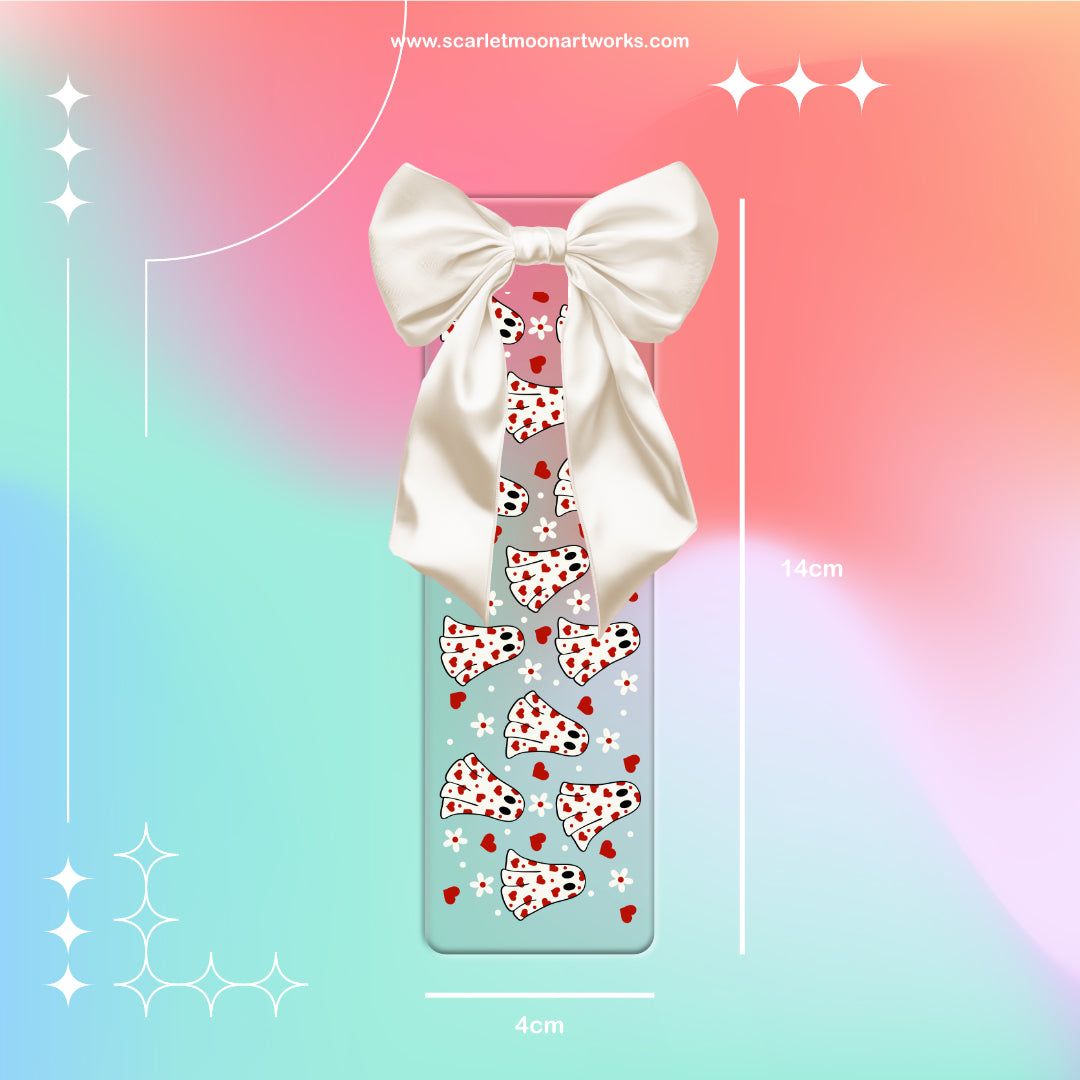 Heart Ghostie Bookmark