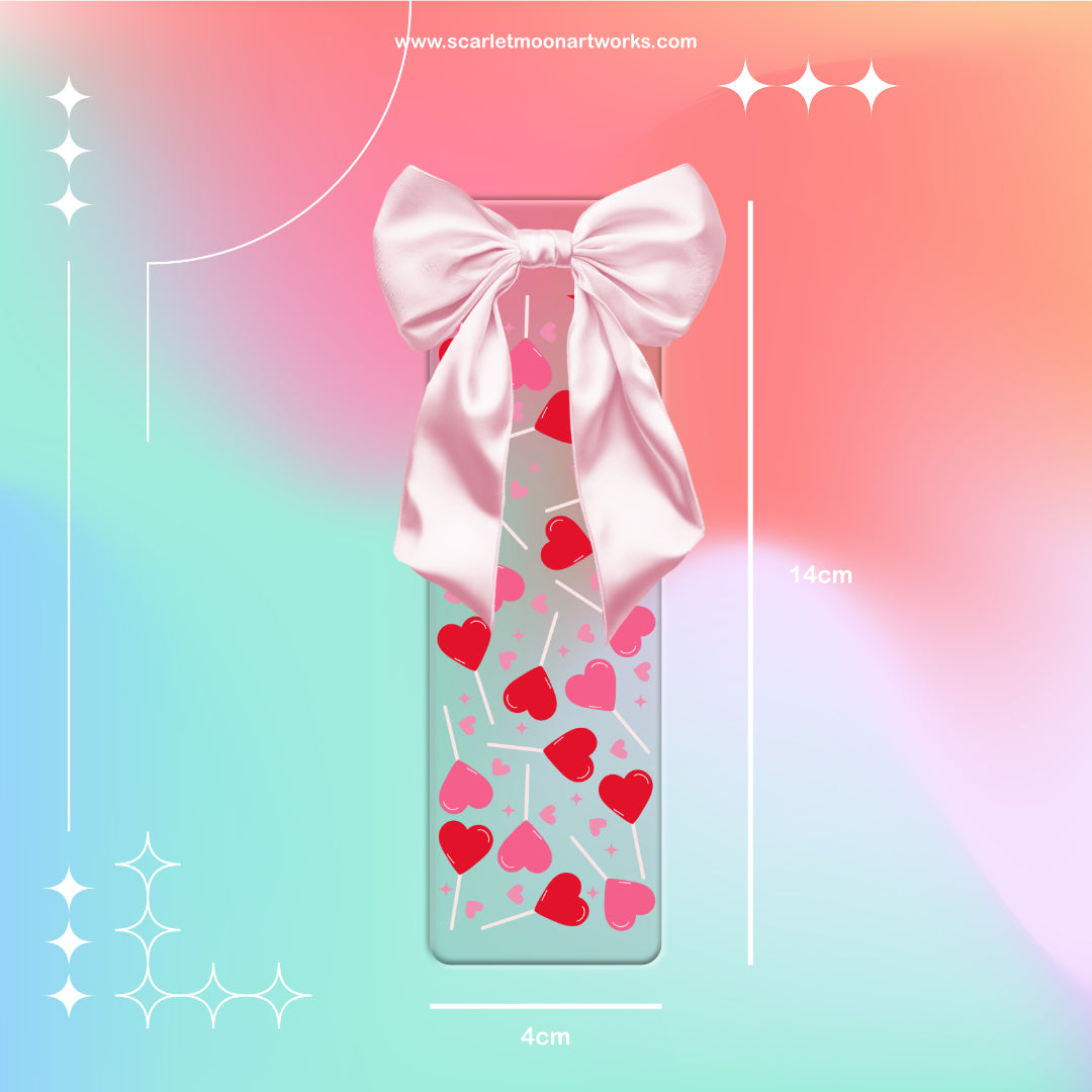 Heart Lollipops Bookmark