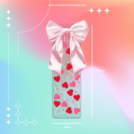 Heart Lollipops Bookmark